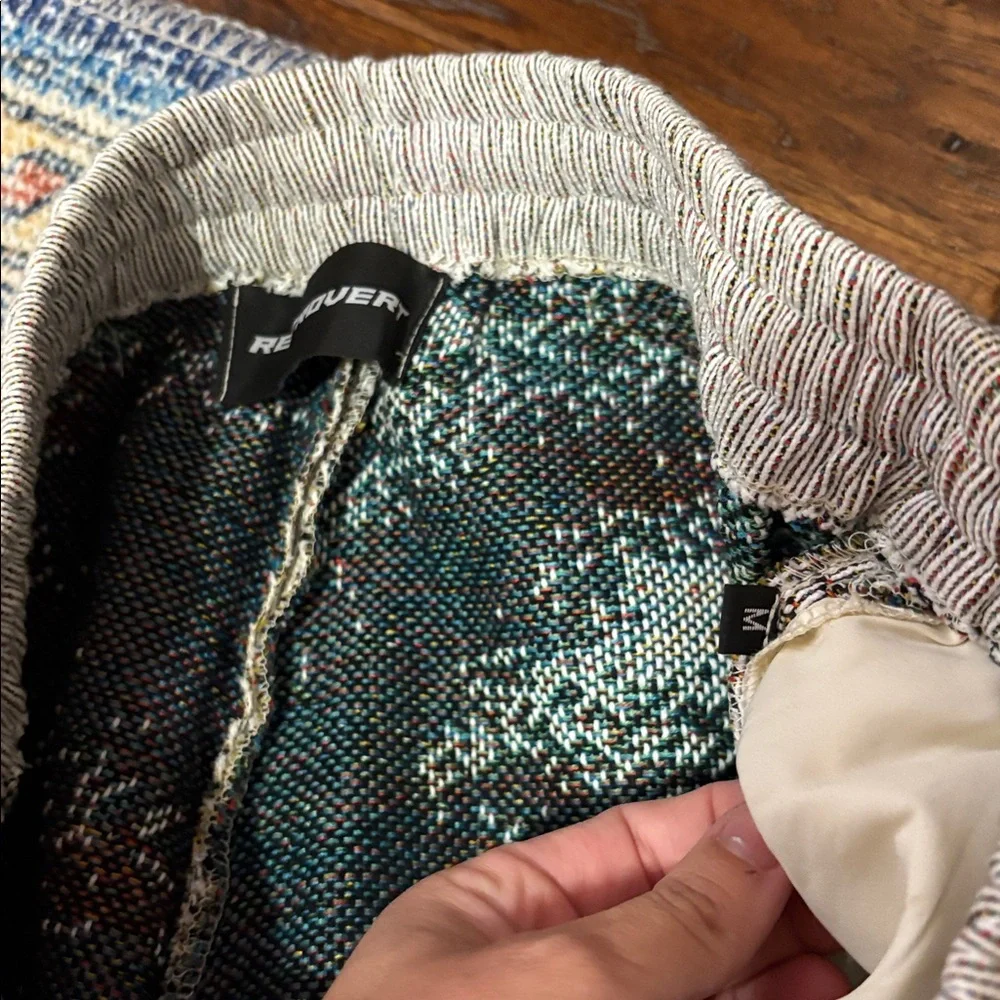 Retrovert Tapestry Knit Cowboy Pants SZ M EUC - Picture 4 of 4